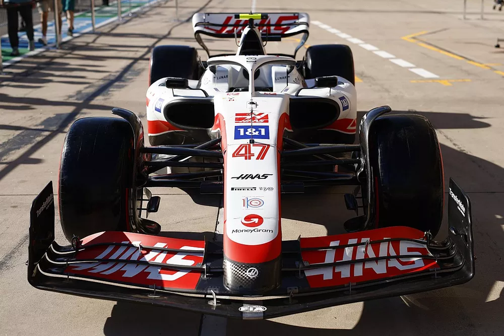 El coche de Mick Schumacher, Haas VF-22