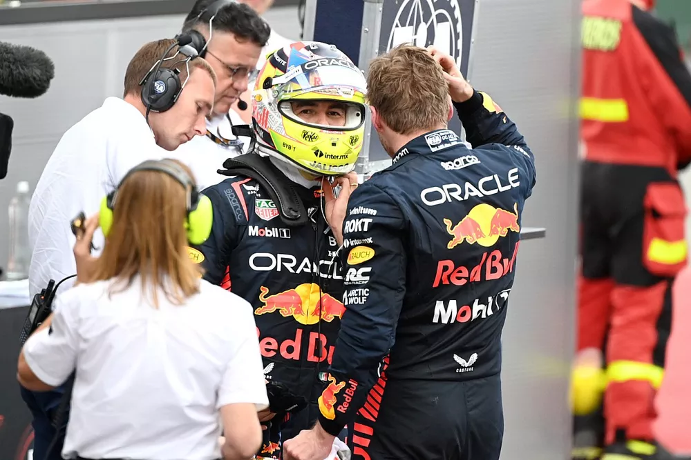 Sergio Perez, Red Bull Racing, Max Verstappen, Red Bull Racing, 1er
