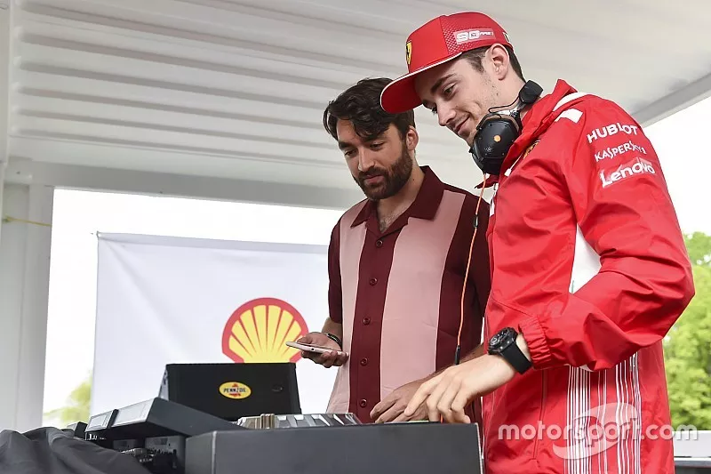 Charles Leclerc, Ferrari at Shell House