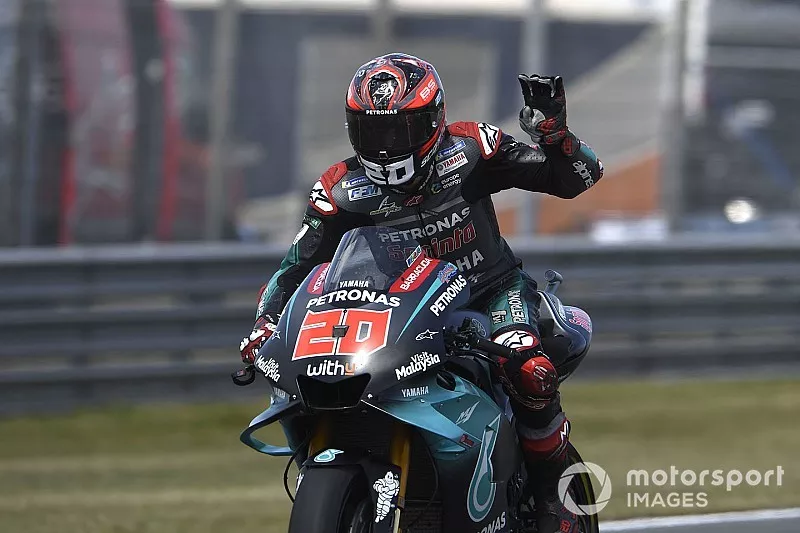 Third place Fabio Quartararo, Petronas Yamaha SRT