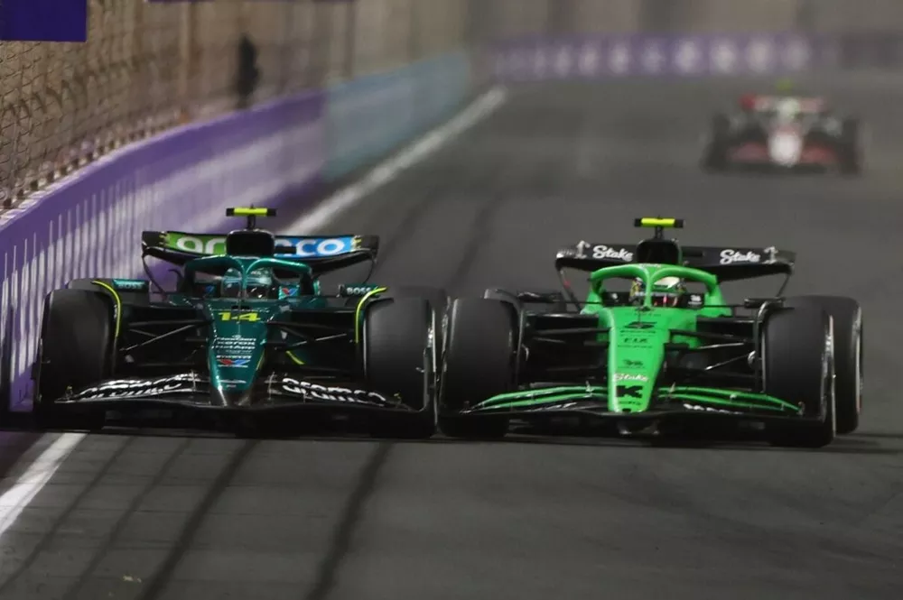Fernando Alonso y Gabriel Bortoleto
