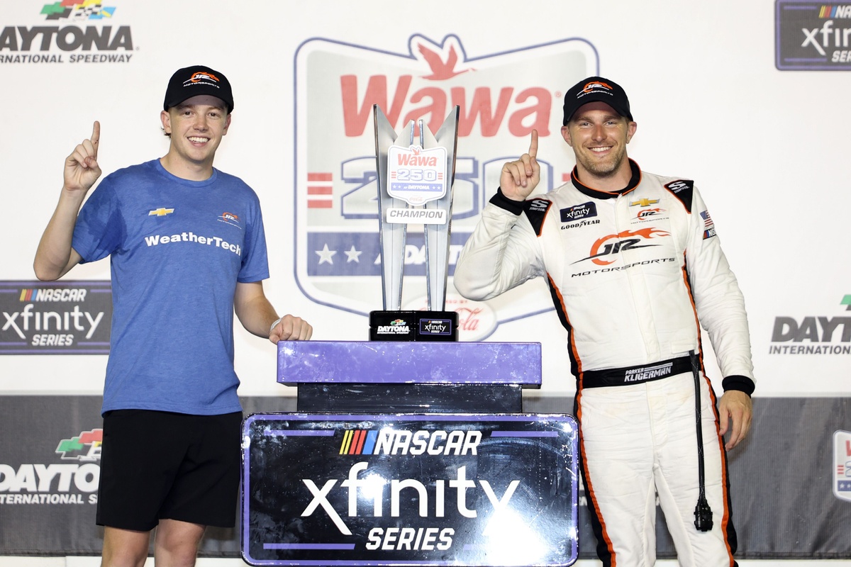 Dale Jr. might have cracked Parker Kilgerman's resolve with Daytona win
