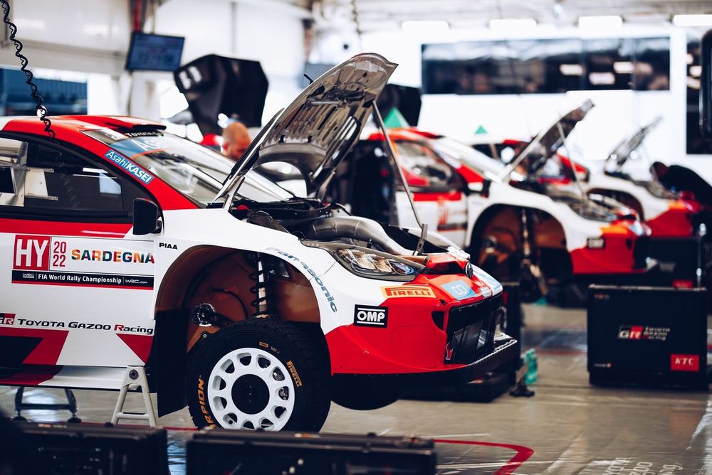 Toyota Gazoo Racing WRT service area