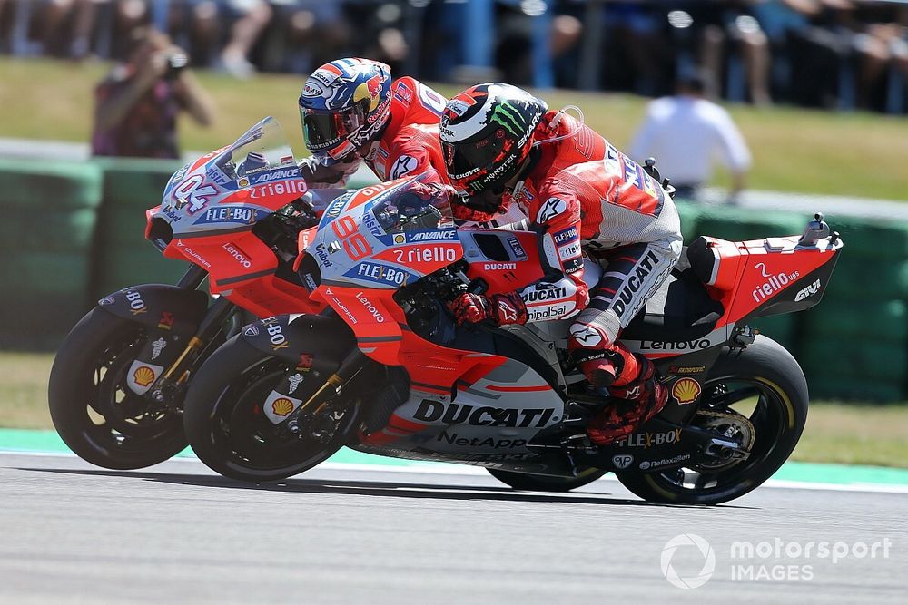Andrea Dovizioso, Ducati Team, Jorge Lorenzo, Ducati Team