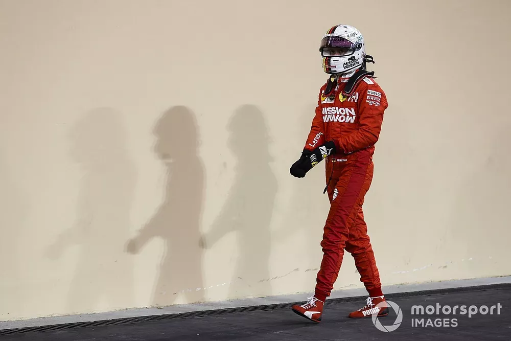 Sebastian Vettel, Ferrari, sıralama turları sonrası
