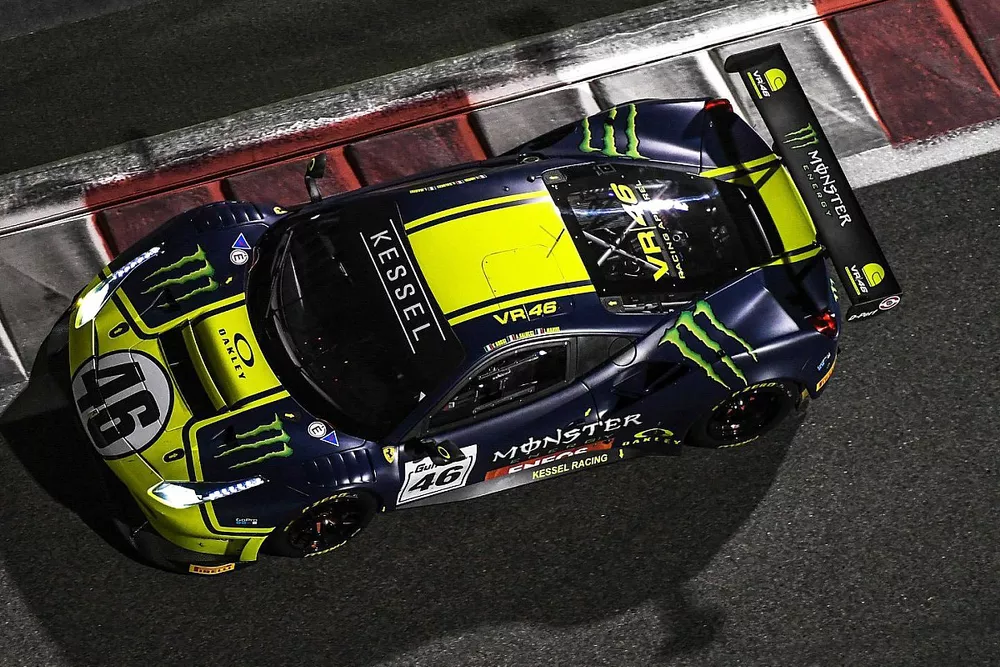 #46 Monster VR46 Kessel Ferrari 488 GT3: Valentino Rossi, Luca Marini, Alessio Salucci