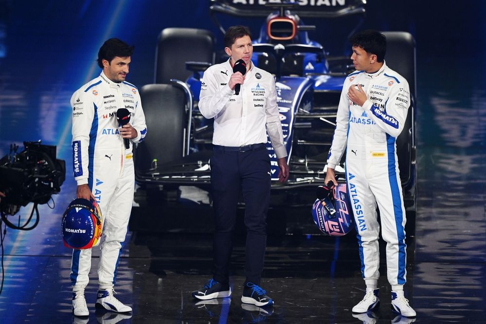 Carlos Sainz, Williams, James Vowles, Williams Racing, Alex Albon, Williams
