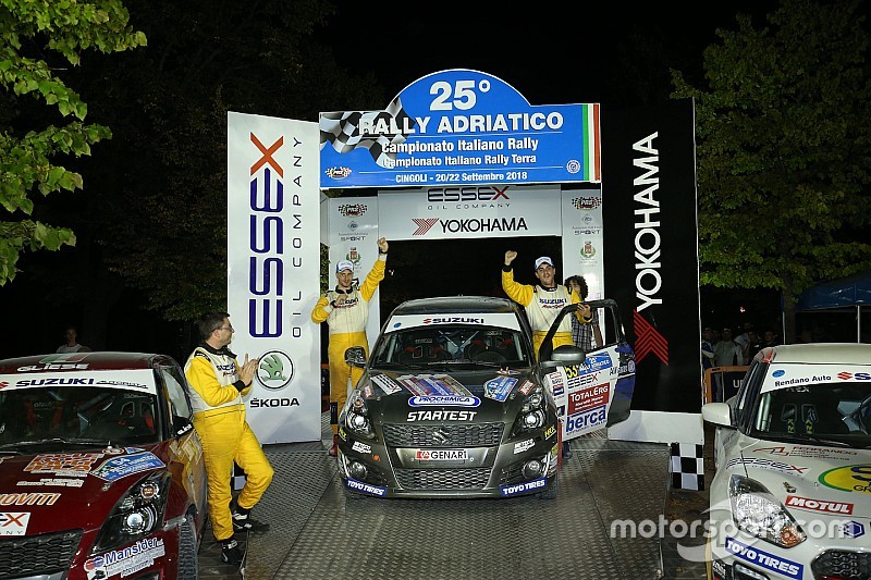 Suzuki Rally Trophy: Giorgio Cogni e Gabriele Zanni in trionfo all'Adriatico