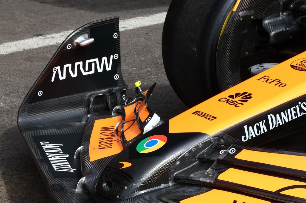 Detalle técnico del McLaren MCL38