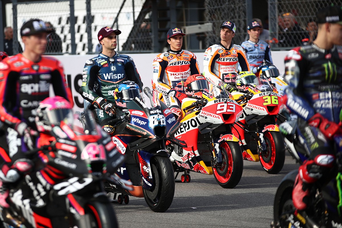 La parrilla de salida de MotoGP del GP de Portugal posiciones y filas La parrilla de salida de MotoGP del GP de Portugal posiciones y filas