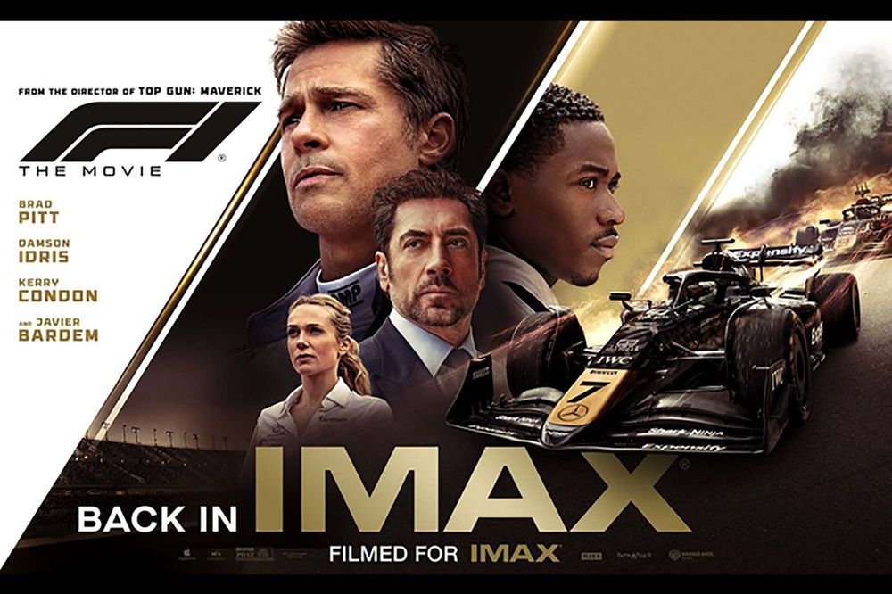映画　F1 エフワン プレスシート 映画『F1／エフワン』、IMAX再上映が日本でも決定。8月22日から1