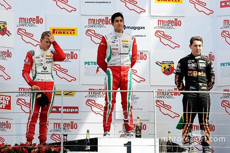 Giuliano Raucci e Mick Schumacher