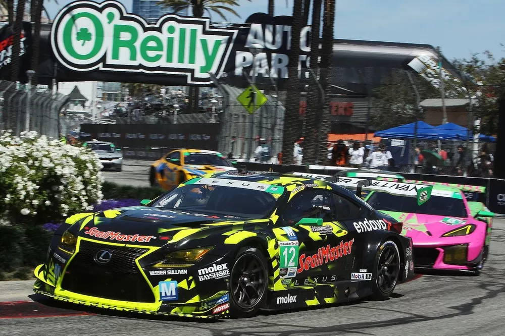 #12 Vasser Sullivan Racing Lexus RC F GT3: Aaron Telitz, Benjamin Pedersen, Orey Fidani