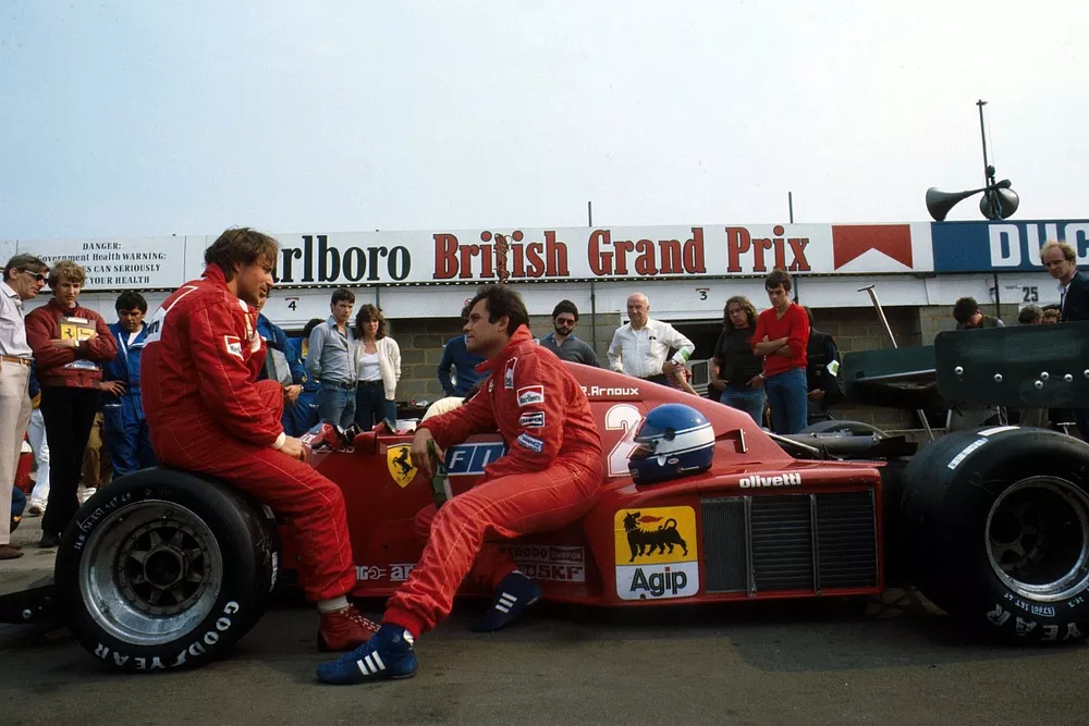 Ren&eacute; Arnoux et Patrick Tambay