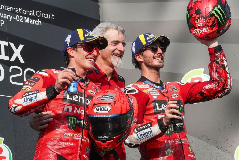 Marc Márquez, Ducati, Luigi Dall'igna, Francesco Bagnaia, Ducati
