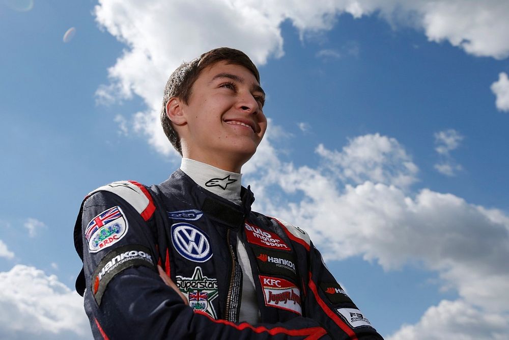 George Russell en la Fórmula 3