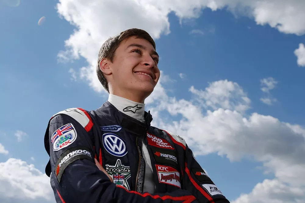 George Russell en la Fórmula 3