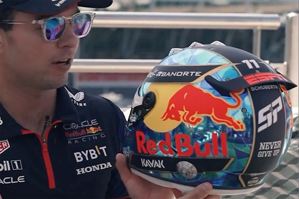 Casco Mónaco, Sergio Pérez, Red Bull