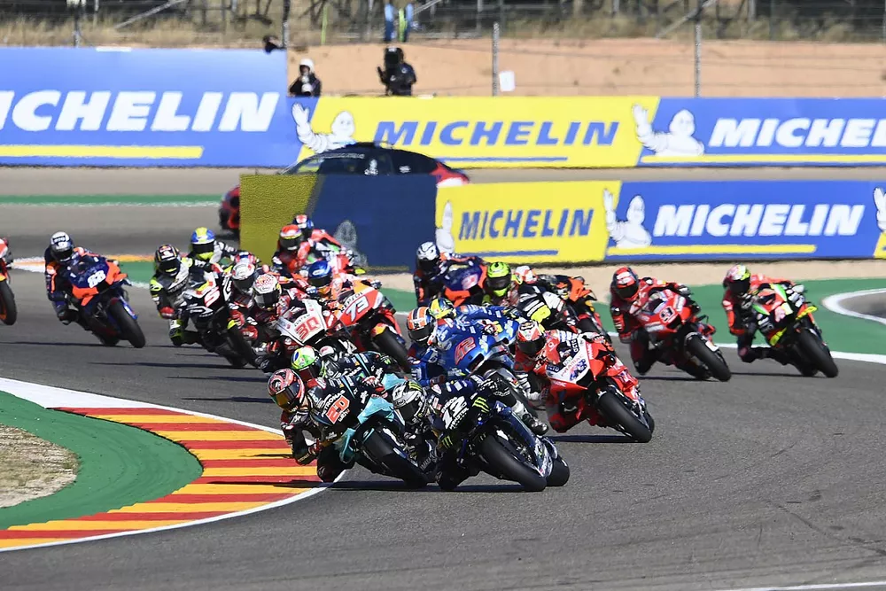 Maverick Vinales, Yamaha Factory Racing, au d&eacute;part