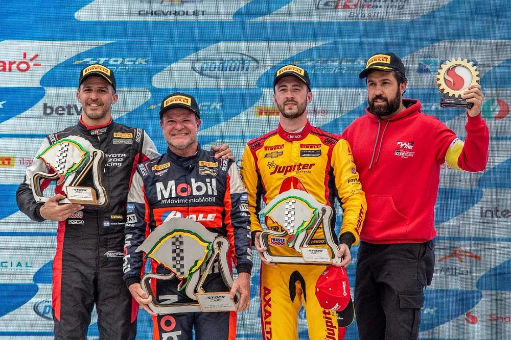 Gabriel Casagrande, Rubens Barrichello e Matias Rossi