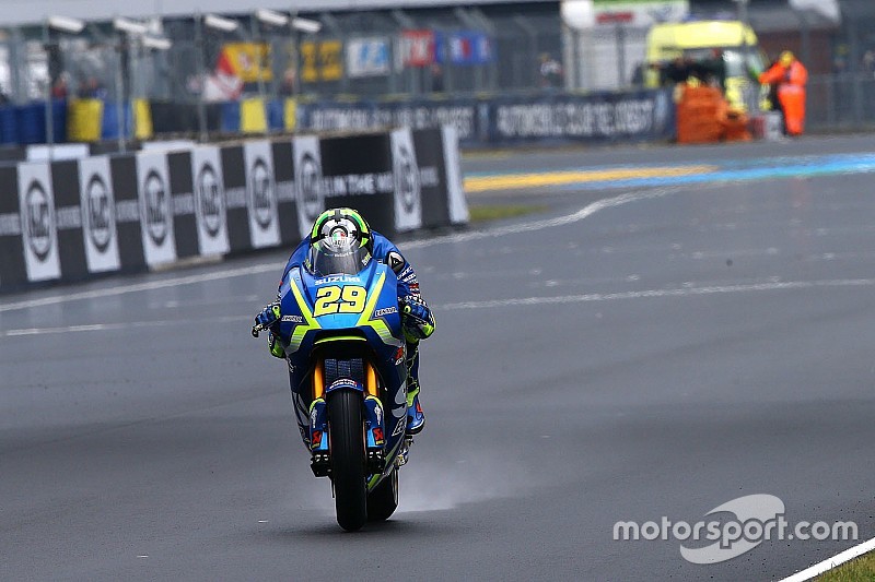 Iannone trouve du réconfort sous la pluie après le