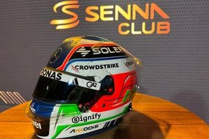 F1: Antonelli presenteia família Senna com capacete usado no GP de São Paulo