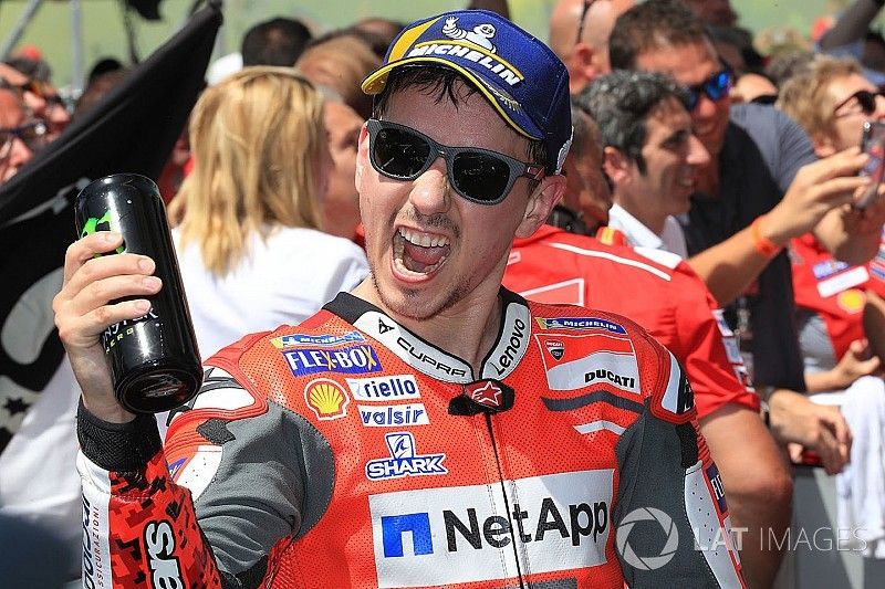 Race winner Jorge Lorenzo, Ducati Team