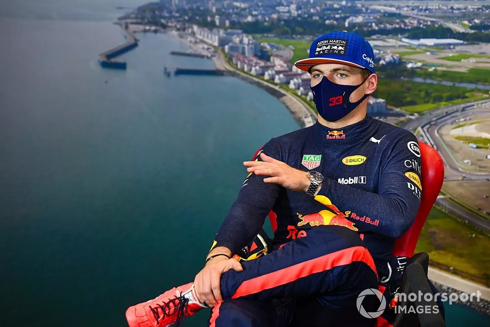 Max Verstappen, Red Bull Racing, en conférence de presse d'après qualifications