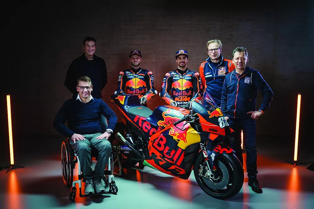 Pit Beirer, Kurt Trieb, Brad Binder, Miguel Oliveira, Wolfgang  Felber, Mike Leitner, KTM Factory Racing