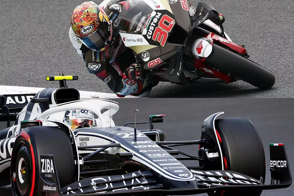 Yuki Tsunoda, AlphaTauri AT03, Takaaki Nakagami, Team LCR Honda