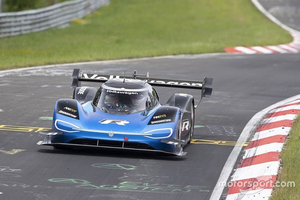 Romain Dumas, Volkswagen ID.R en el Nürburgring-Nordschleife 