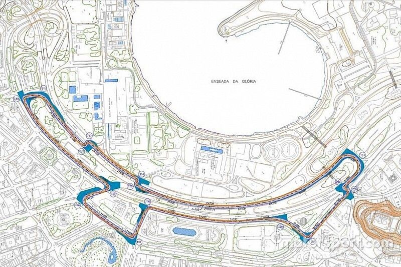Traçado de pista desenvolvido por Lucas di Grassi para o Rio de Janeiro