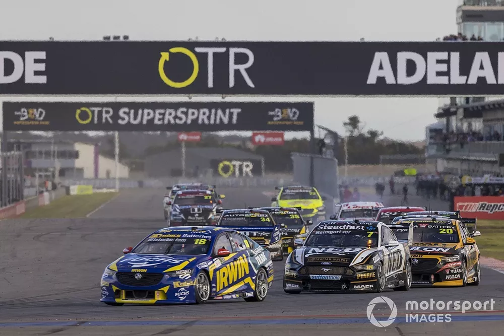 Mark Winterbottom, Team 18 Holden, Andre Heimgartner, Kelly Grove Racing Ford