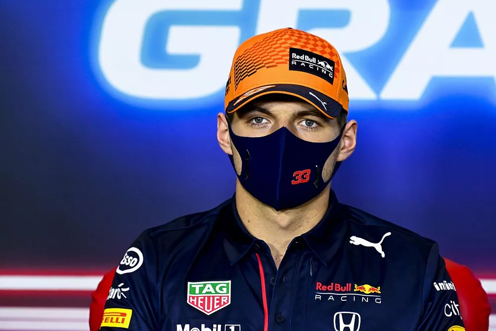 Max Verstappen, Red Bull Racing in the Press Conference 