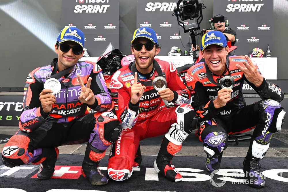 Jorge Martin, Pramac Racing, Enea Bastianini, Ducati Team, Aleix Espargaro, Aprilia Racing Team