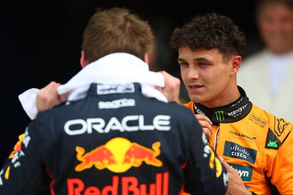 Lando Norris, McLaren, Max Verstappen, Red Bull Racing