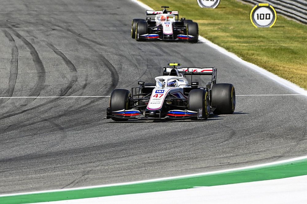 Mick Schumacher, Haas VF-21, Nikita Mazepin, Haas VF-21