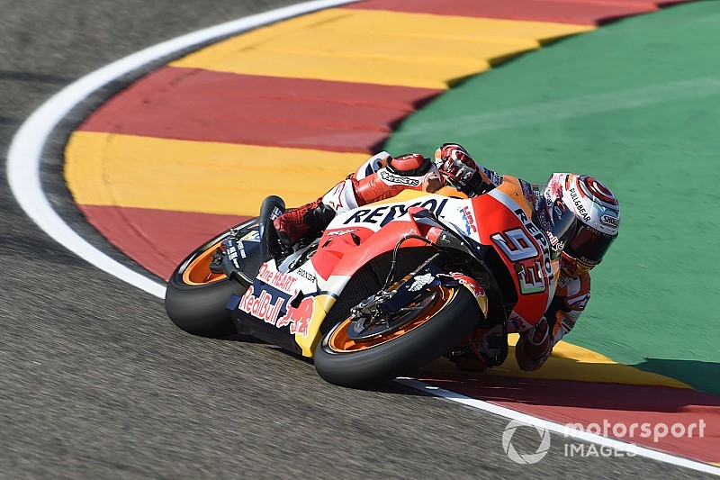 Aragon MotoGP 2. antrenman: Marquez lider, Lorenzo ikinci
