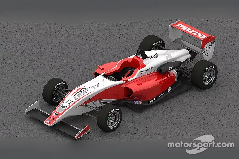 The 2017 USF2000 car