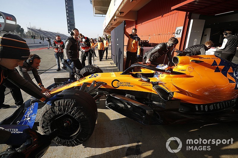 F1バルセロナ公式テスト2回目:2日目午前タイム結果