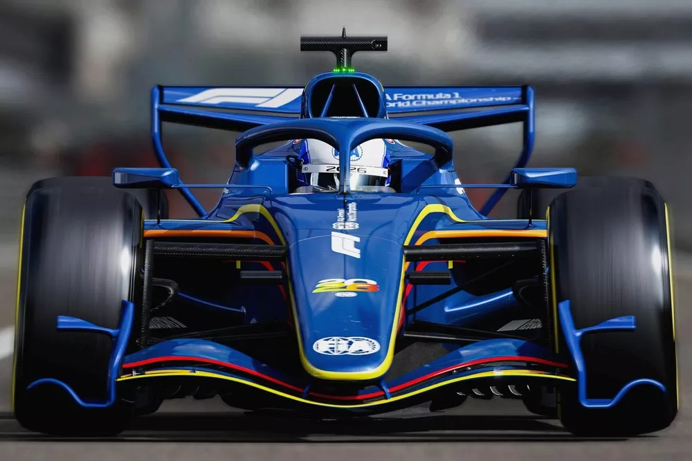 Concepto de coche de la F&oacute;rmula 1 de 2026