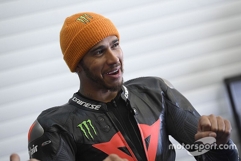 Hamilton's speed on bikes caused concern, van der Mark reveals