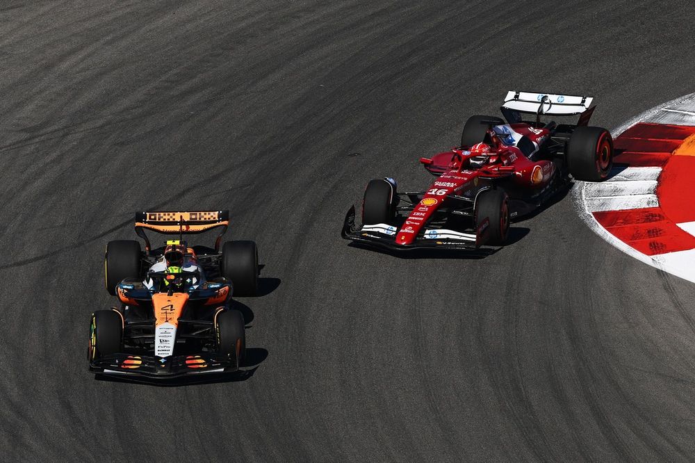 Charles Leclerc, Ferrari, Lando Norris, McLaren