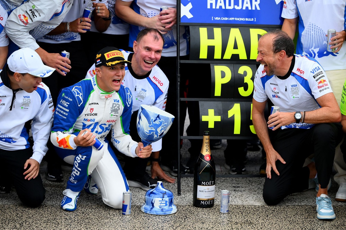 Les records du podium historique d'Isack Hadjar