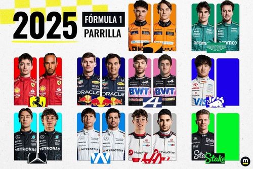 La parrilla de la F1 2025: pilotos confirmados y opciones