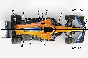 Las 10 grandes diferencias del McLaren MCL35M respecto a su antecesor