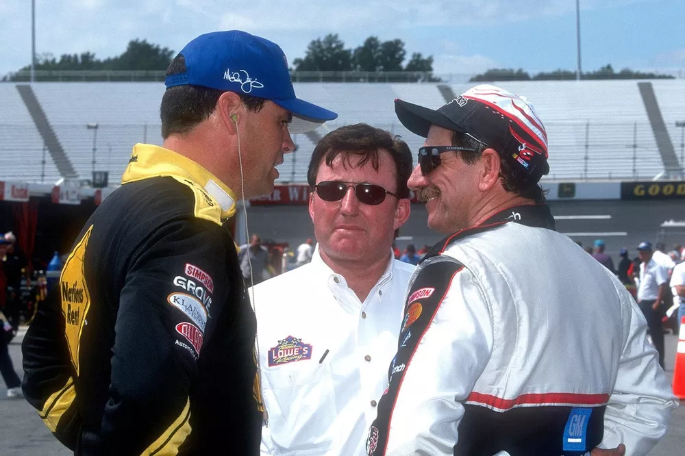Michael Waltrip, Richard Childress and Dale Earnhardt