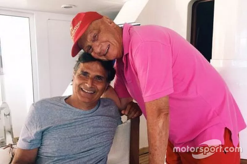 Nelson Piquel e Niki Lauda