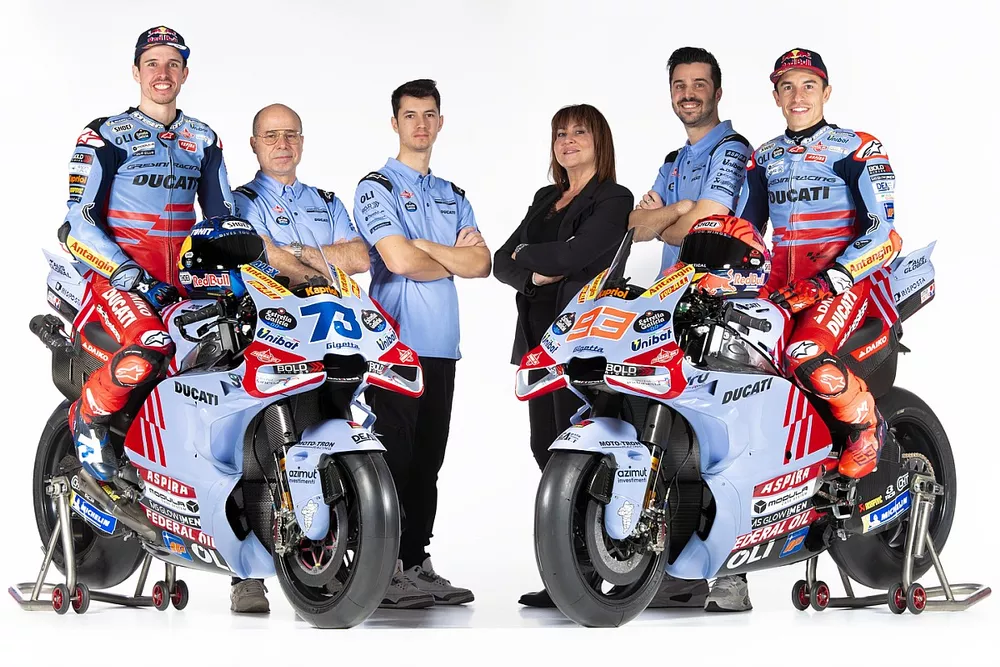 Alex Marquez, Gresini Racing, Nadia Padovani, Team Owner & Team Principal, Marc Marquez, Gresini Racing