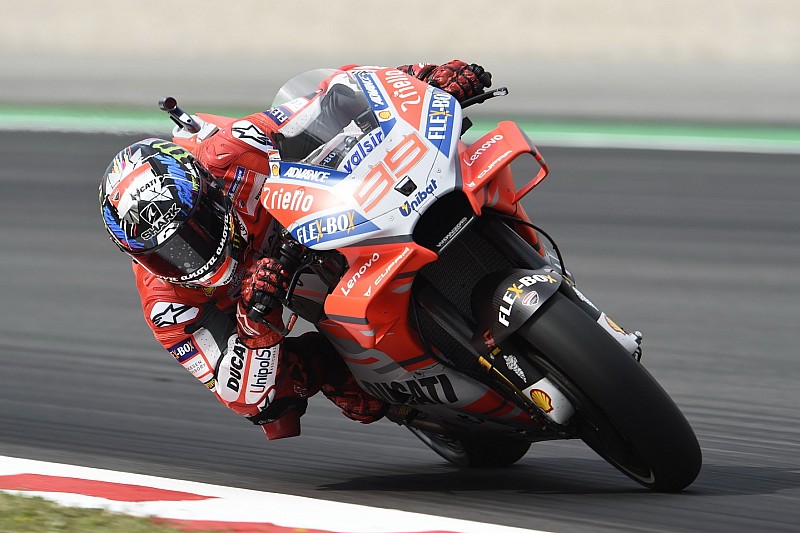 MotoGP Barcelona: Lorenzo-Bestzeit, Rossi im FP2 nur Elfter